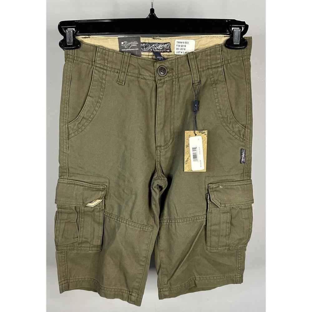 Silver Jeans Co. Cargo Shorts Men’s Size 12 26x11 NWT